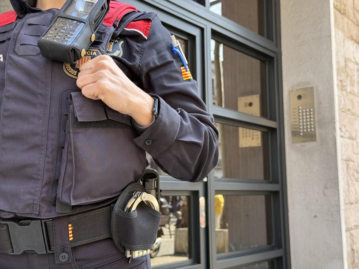 Un agente de los Mossos d'Esquadra.