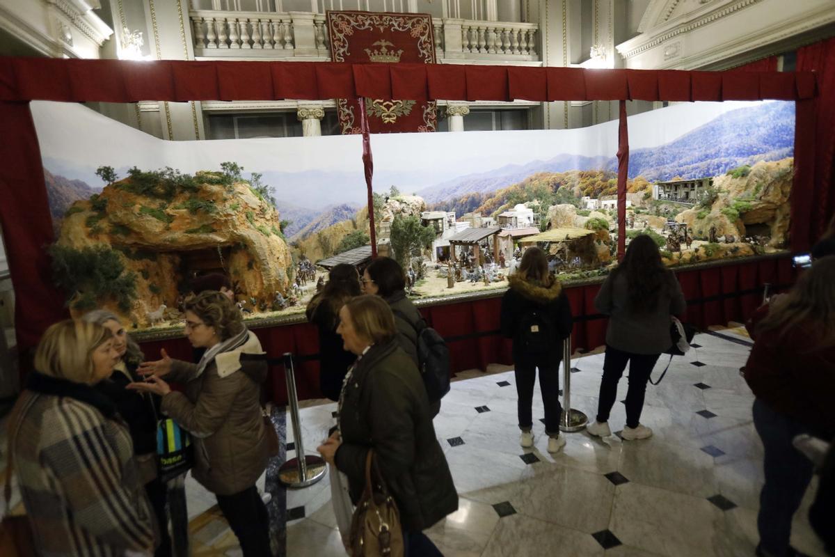 El belén vuelve al Salón de Cristal