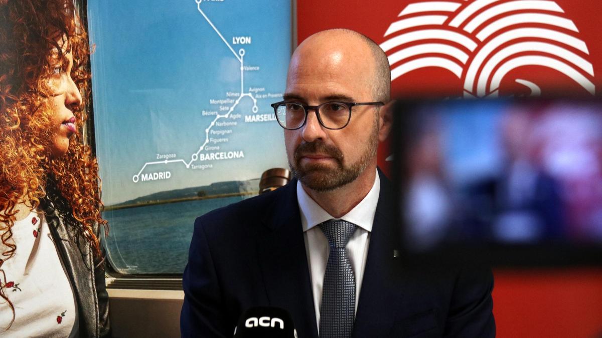 El director general de Renfe-SNCF Cooperación, David Cortés