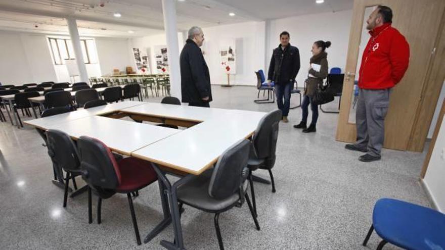 Dependencias de la nueva sede de Cruz Roja en Alcoy.