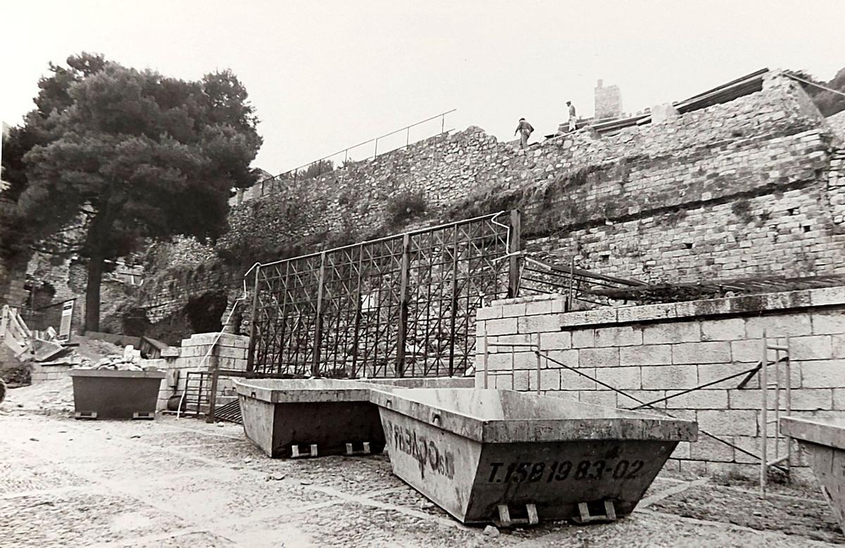 Así fue la polémica rehabilitación del Teatro Romano de Sagunt.