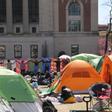 Acampada propalestina en la Universidad de Columbia (Nueva York, Estados Unidos)