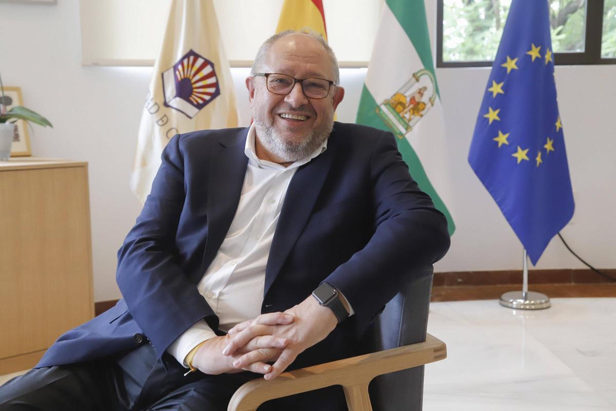 Manuel Torralbo, rector de la Universidad de Córdoba.