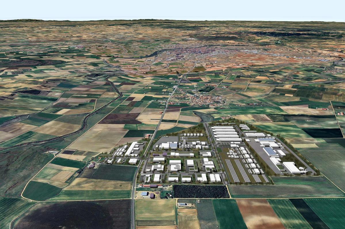 Imagen virtual del polígono Zamora Norte ya con la ampliación