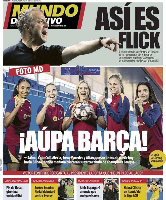 Las portadas de los periódicos deportivos de hoy, viernes 24 de mayo