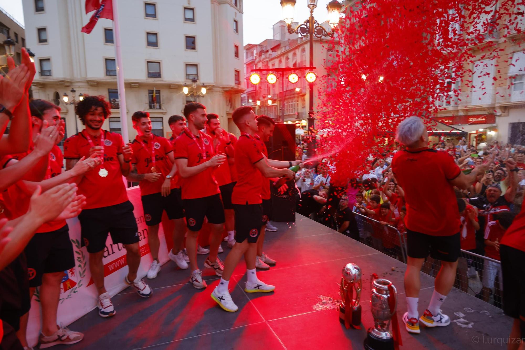 Las imágenes de la celebración del Jimbee Cartagena, campeón de liga