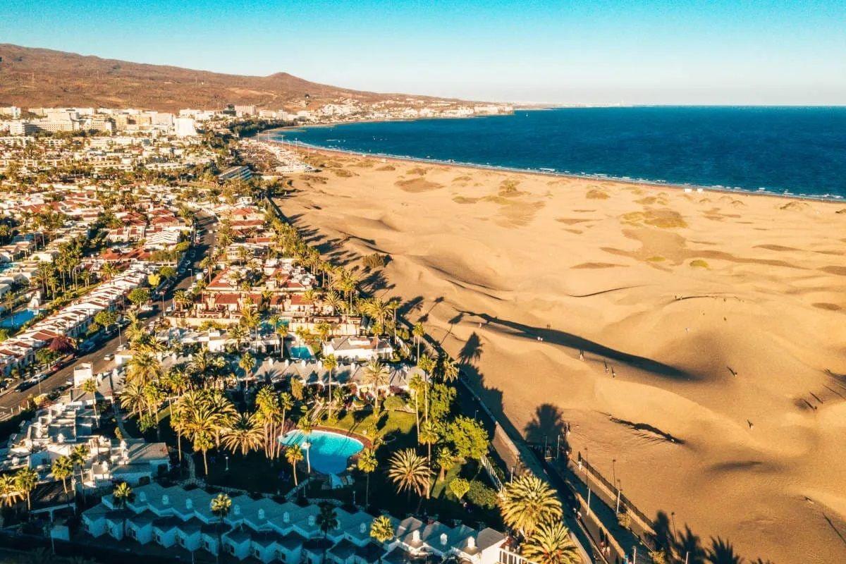 Playa de Maspalomas, en Gran Canaria