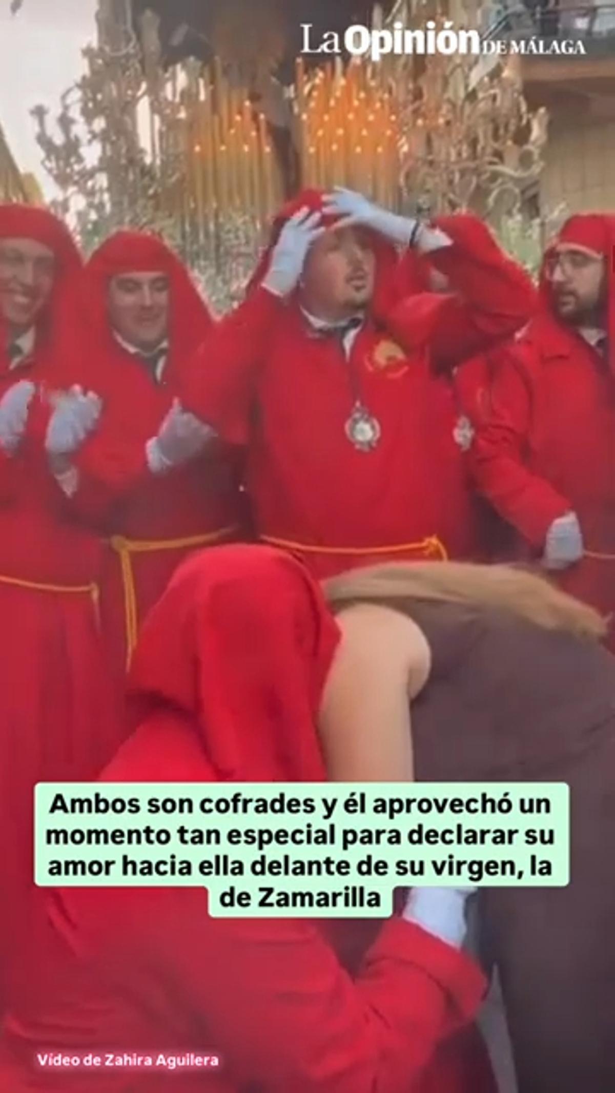 Una pedida de mano ante la Virgen de Zamarrilla