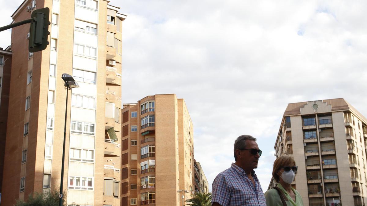 Bloques de viviendas en Cáceres.