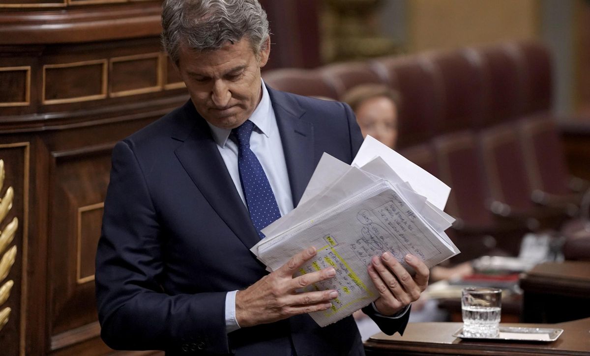Feijóo exigeix "decència" al cap del Govern i que "ho confessi tot" Feijóo exigeix "decència" al cap del Govern i que "ho confessi tot"