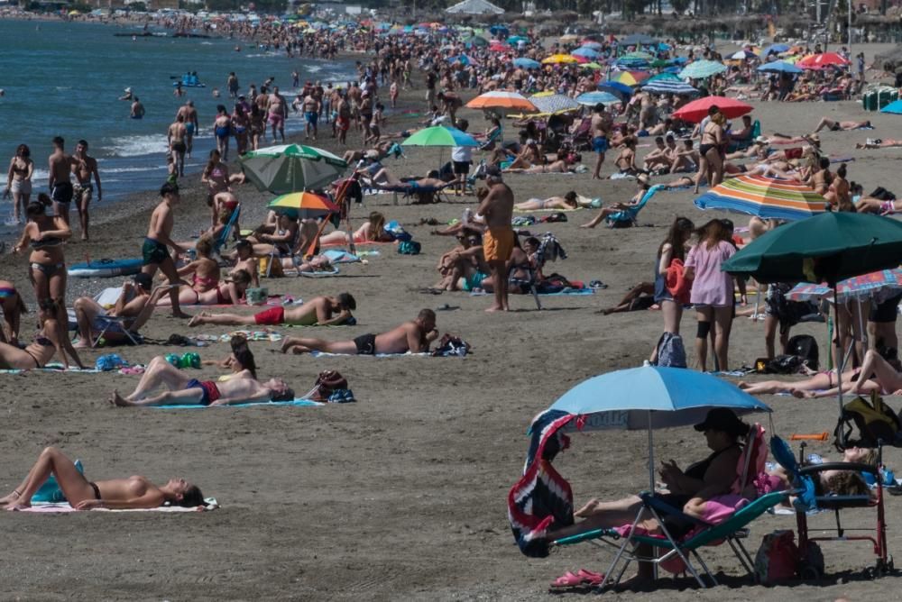 Playas llenas el sábado