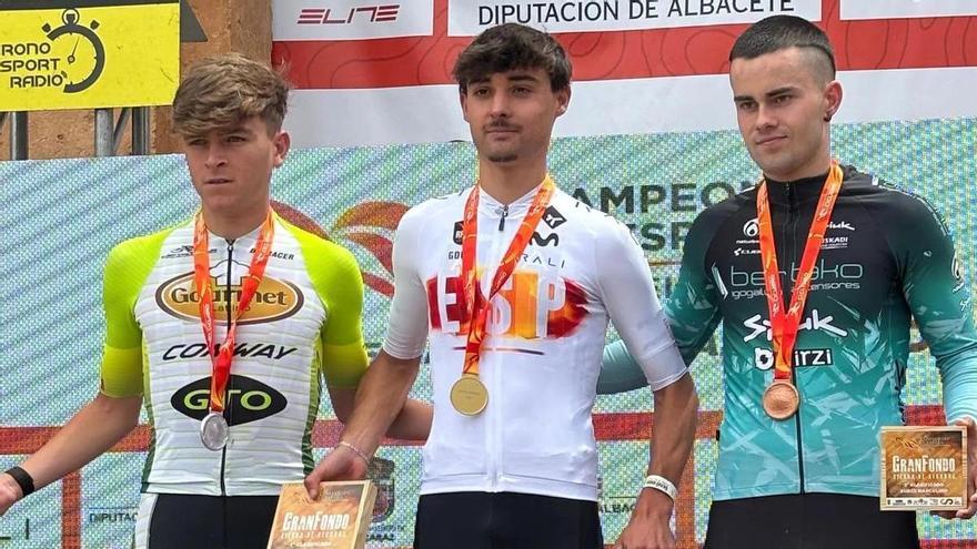 El mallorquín Xisco Crespí, campeón de España sub-23 de gravel