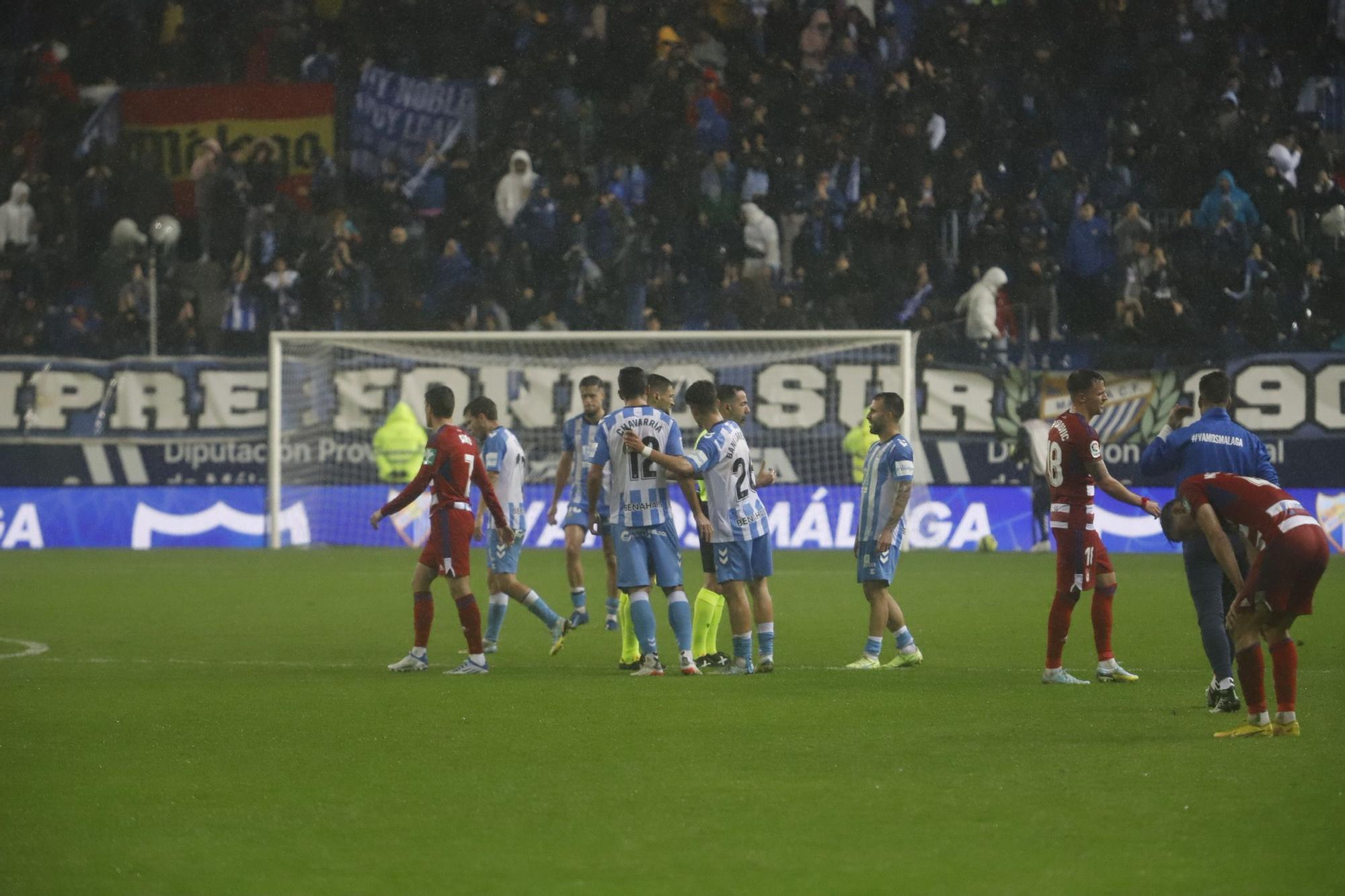 El Málaga CF - Granada CF, en imágenes