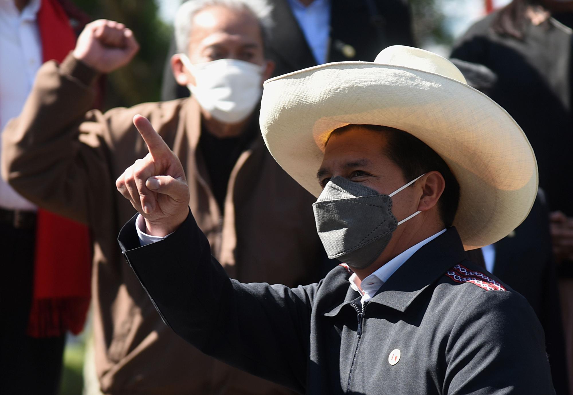 El presidente de Perú, Pedro Castillo, en una imagen de archivo.