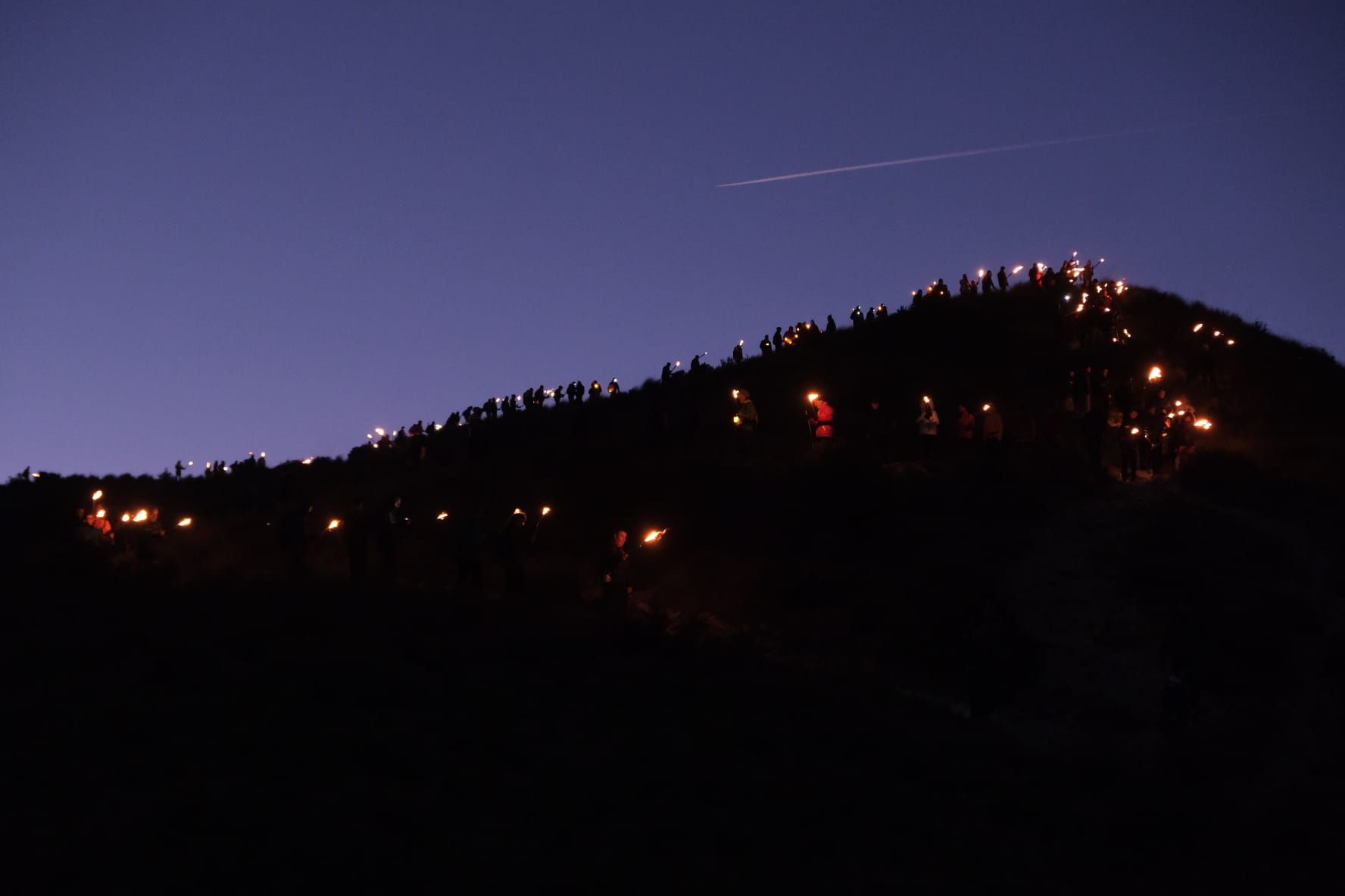 La Bajada de las Antorchas del monte Bolón de Elda