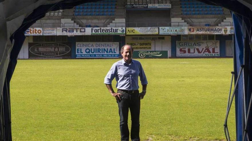 José Manuel Muñiz, técnico del Avilés B.