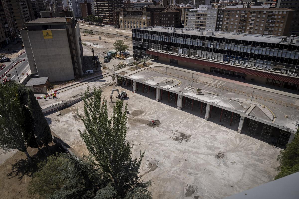 Así avanzan las obras del Portillo en Zaragoza