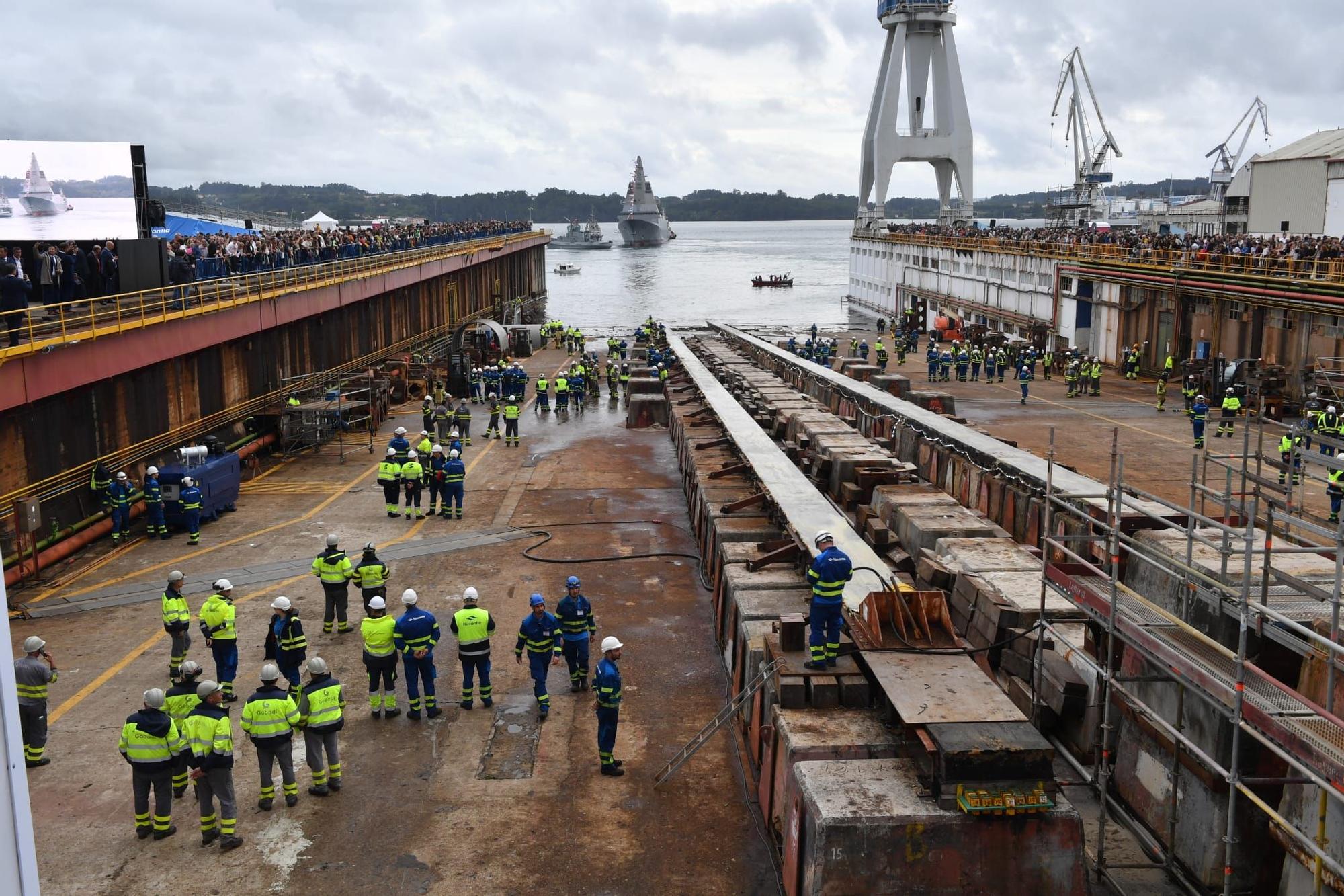 Botadura de la fragata ‘Bonifaz en Ferrol