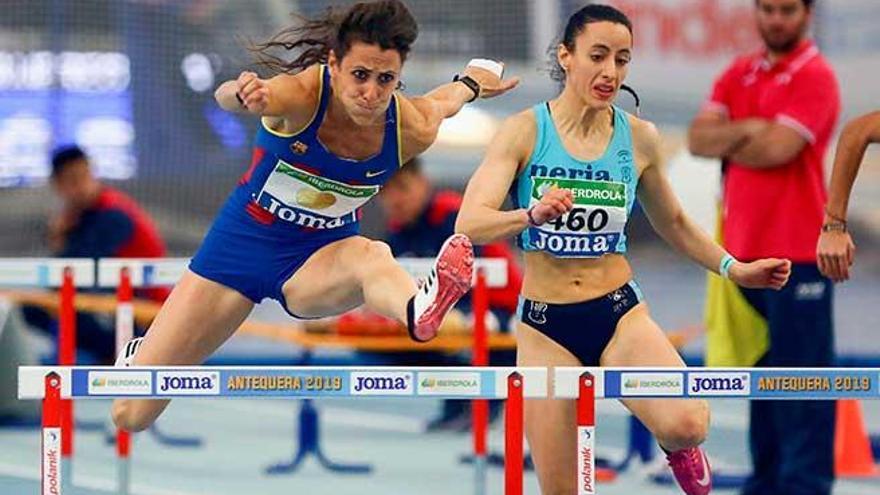 Caridad Jerez defiende su corona de atletismo en el Nacional indoor