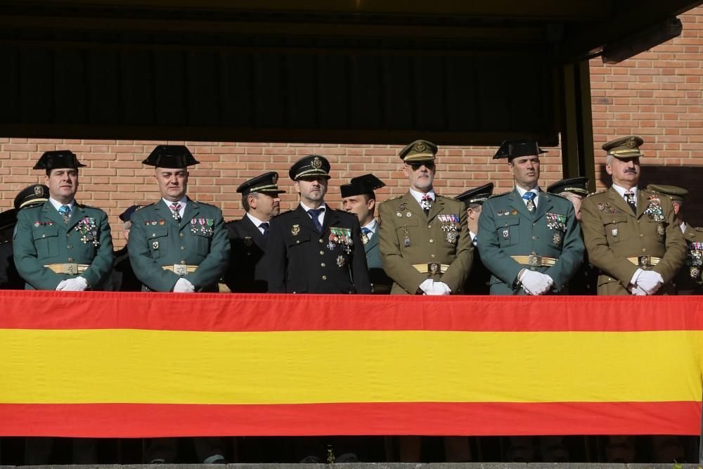 Parada militar del acto de celebración de la Inmaculada