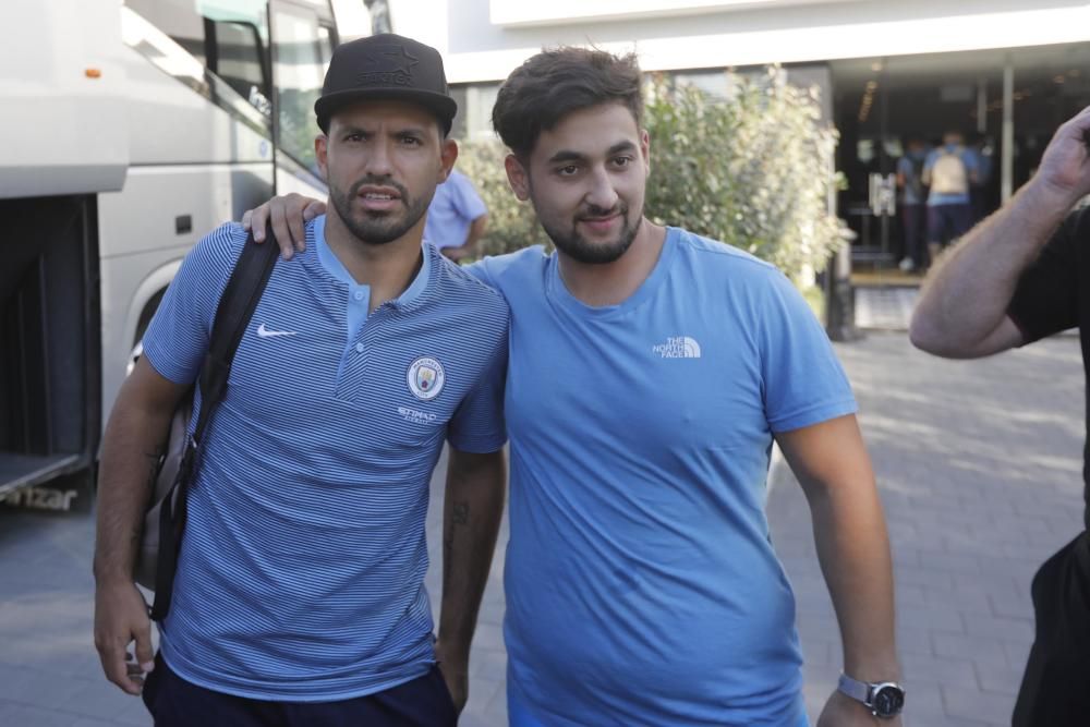 Arribada del Manchester City a Girona