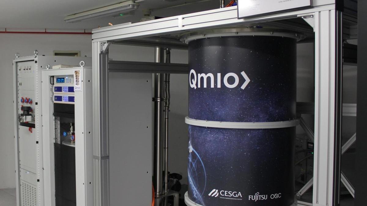 El supercomputador cuántico más potente de España, ubicado en las instalaciones del Cesga.