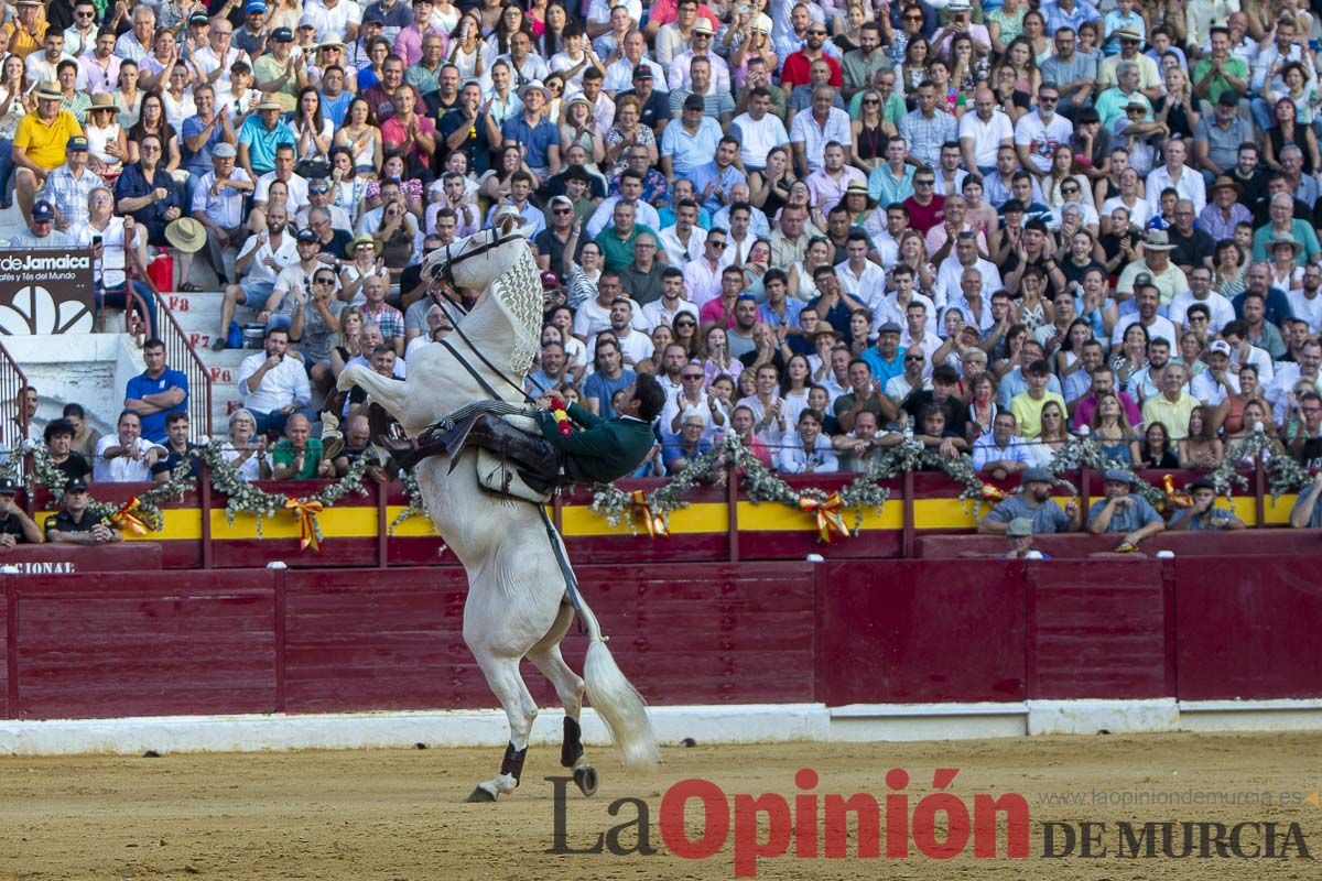 Corrida de rejones en la Feria de Murcia (Andy Cartagena y Diego Ventura)