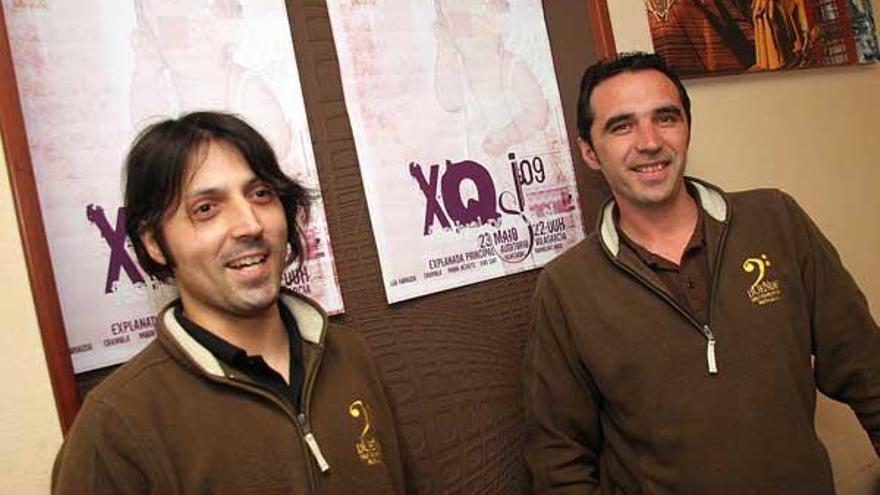 Gonzalo Cortés (izquierda) y Carlos Galbán, de DND Producións.