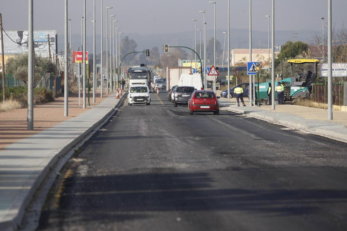 Foto de archivo de la carretera A-431 entre Villarrubia y Almodóvar.