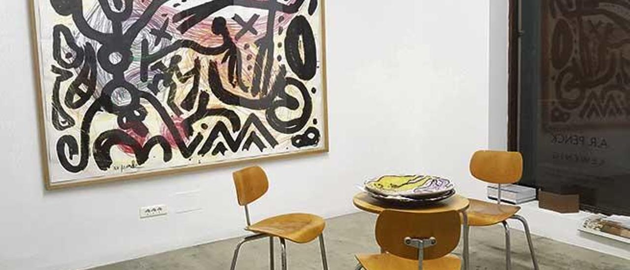 La obra de A.R. Penck puede contemplarse en la Galería Kewenig.