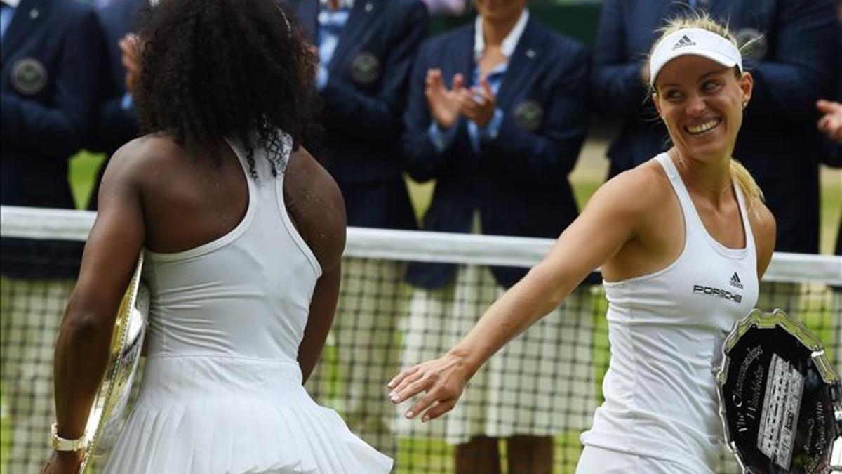 Angelique Kerber reconoció que Serena Williams fue la mejor en la final