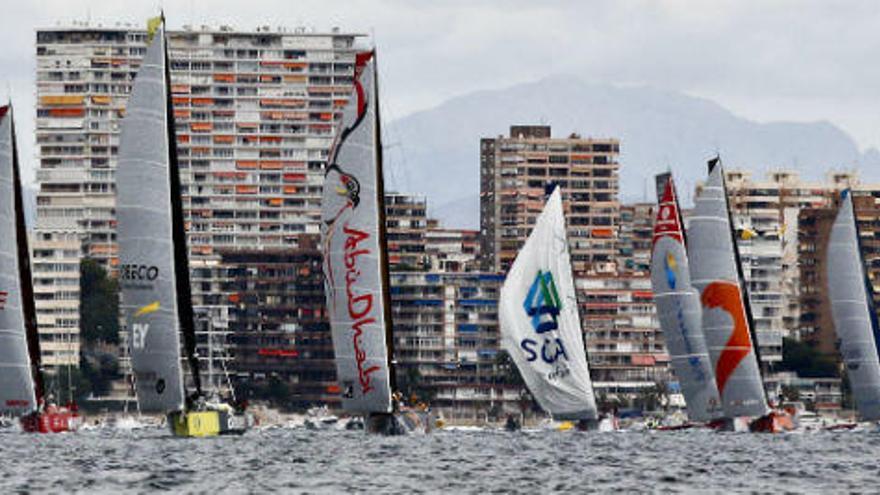 La salida de la Volvo Ocean Race desde Alicante