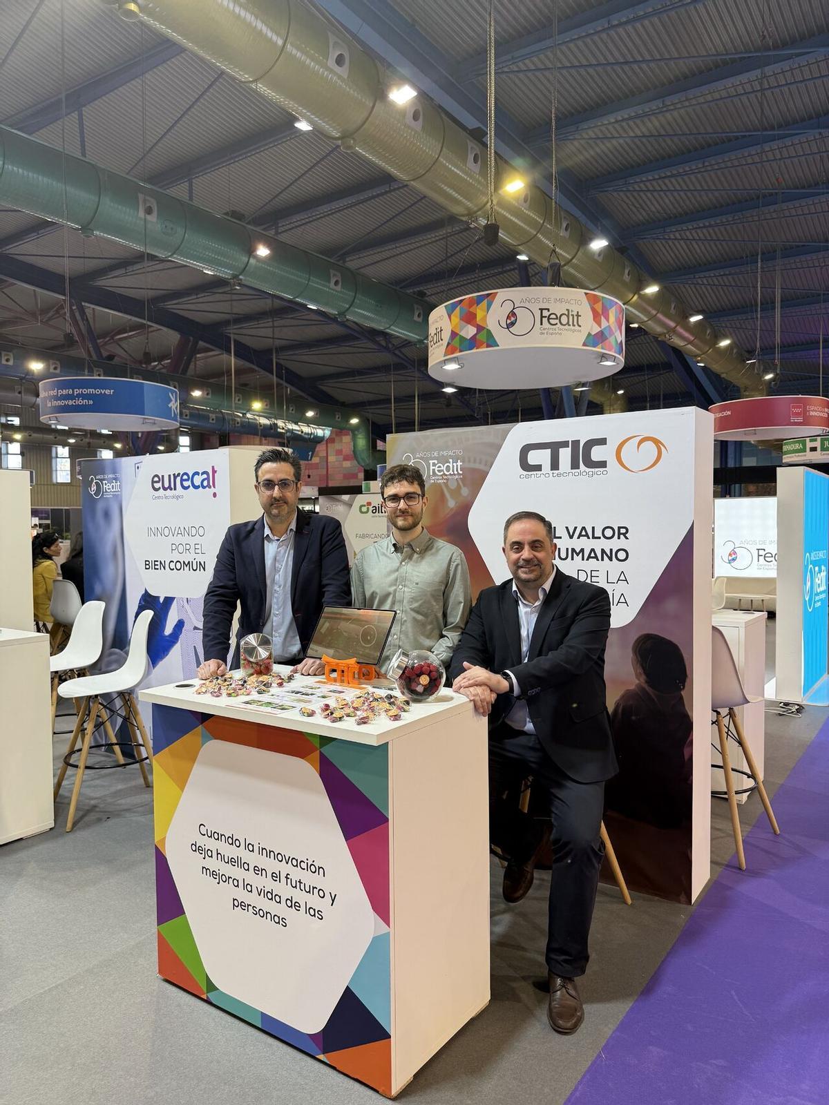 Fotografía del stand de CTIC en Transfiere 2026