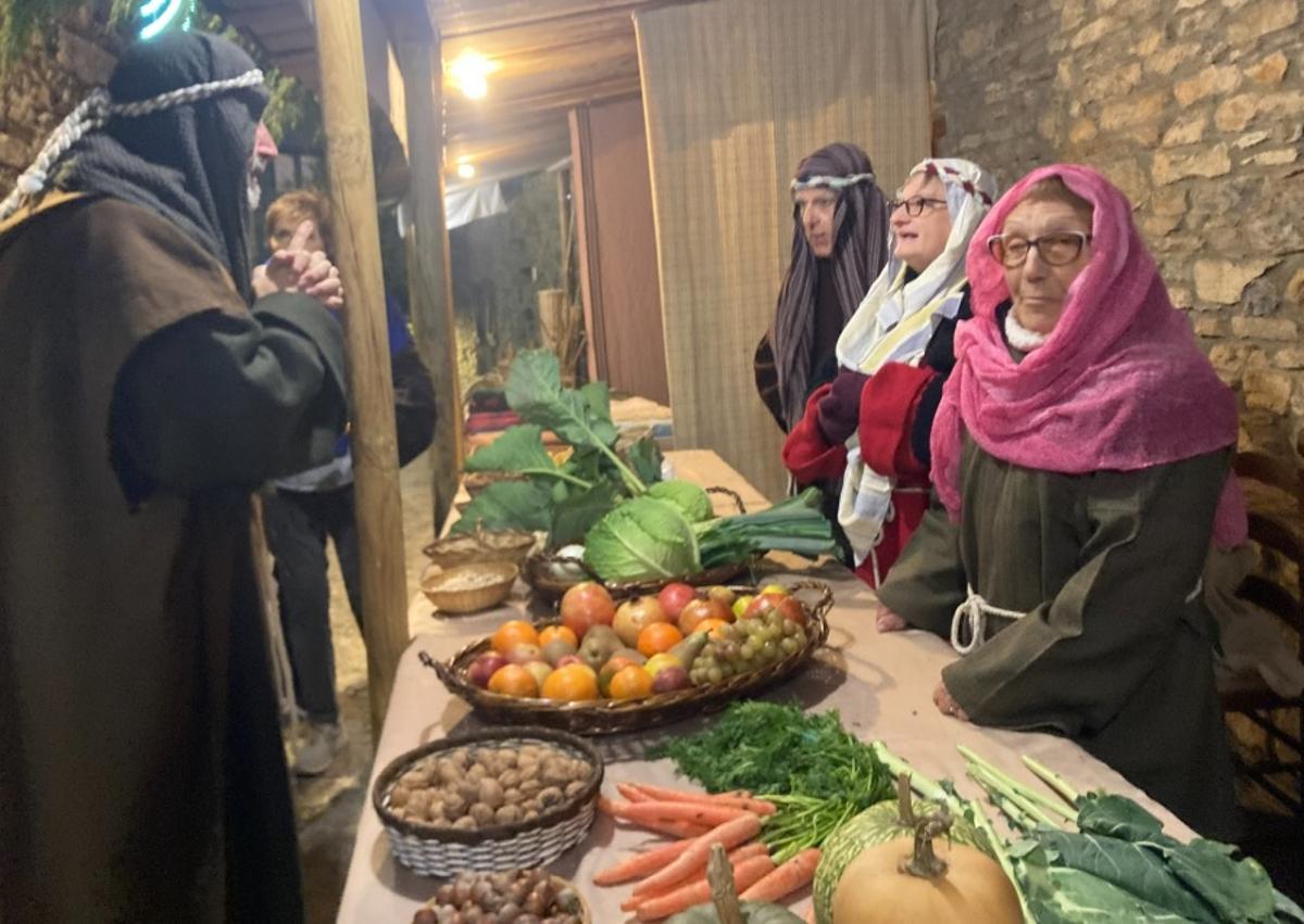 Una de les escenes del pessebre