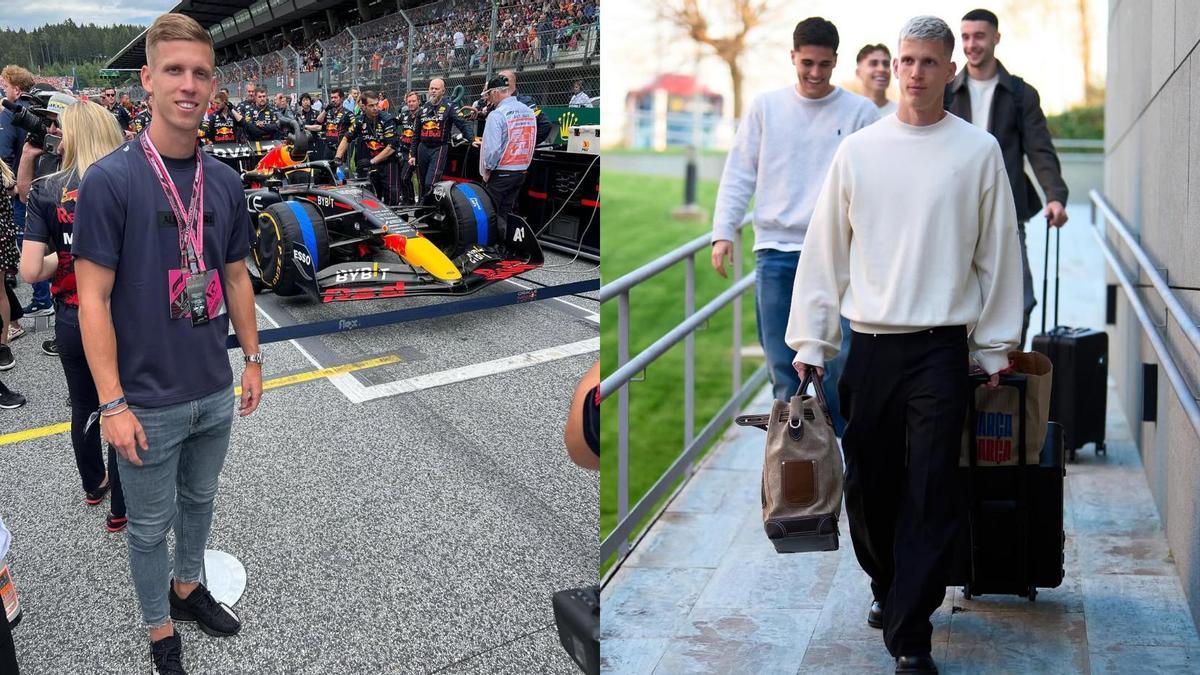 Cambio de moda de Dani Olmo con el paso de los años
