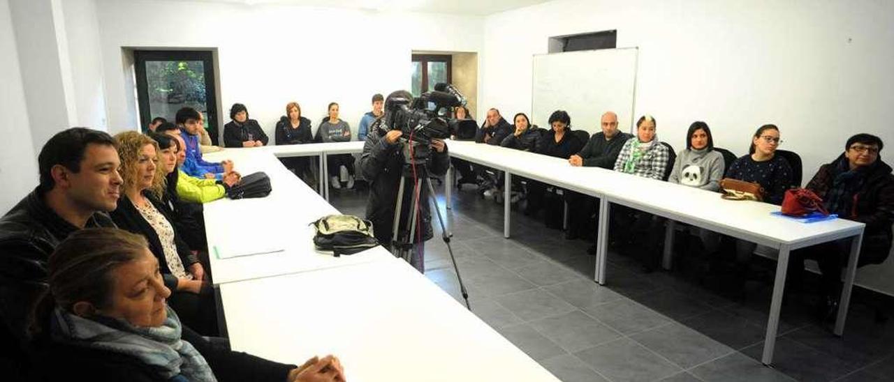 Inauguración del Obradoiro de Emprego en Vista Real, Vilanova de Arousa. // Iñaki Abella