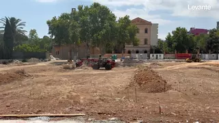Cau el mur de l’històric solar de Jesuïtes per les obres del nou jardí