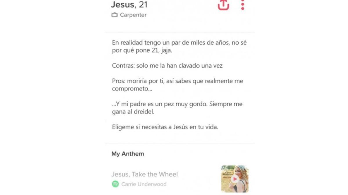 Jesucristo tinder