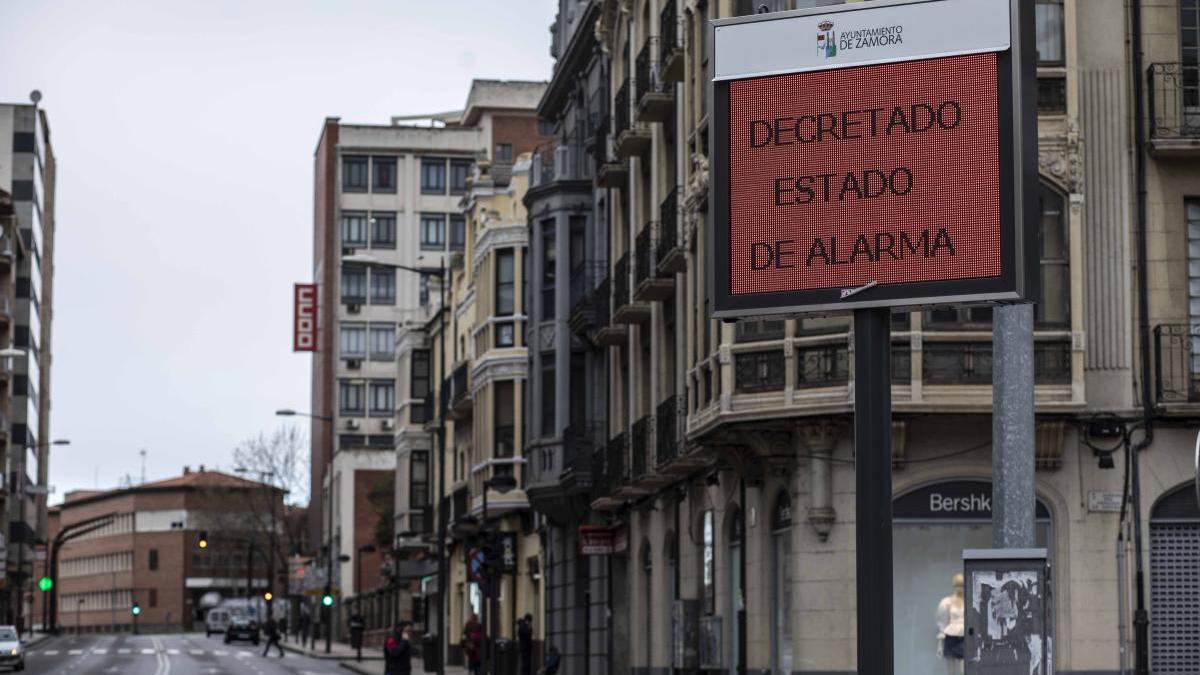 Recordatorio del Estado de Alarma en Zamora.