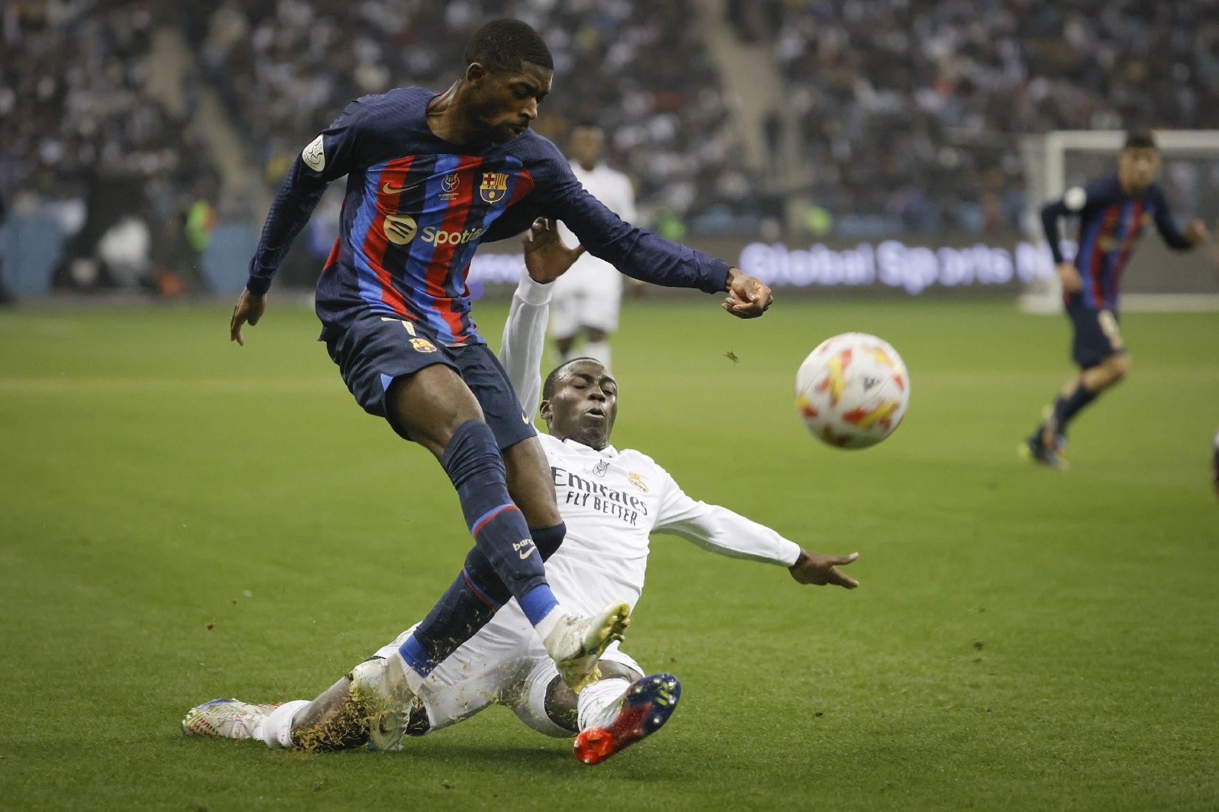 Les millors imatges de la final de la supercopa entre el Madrid i el Barça