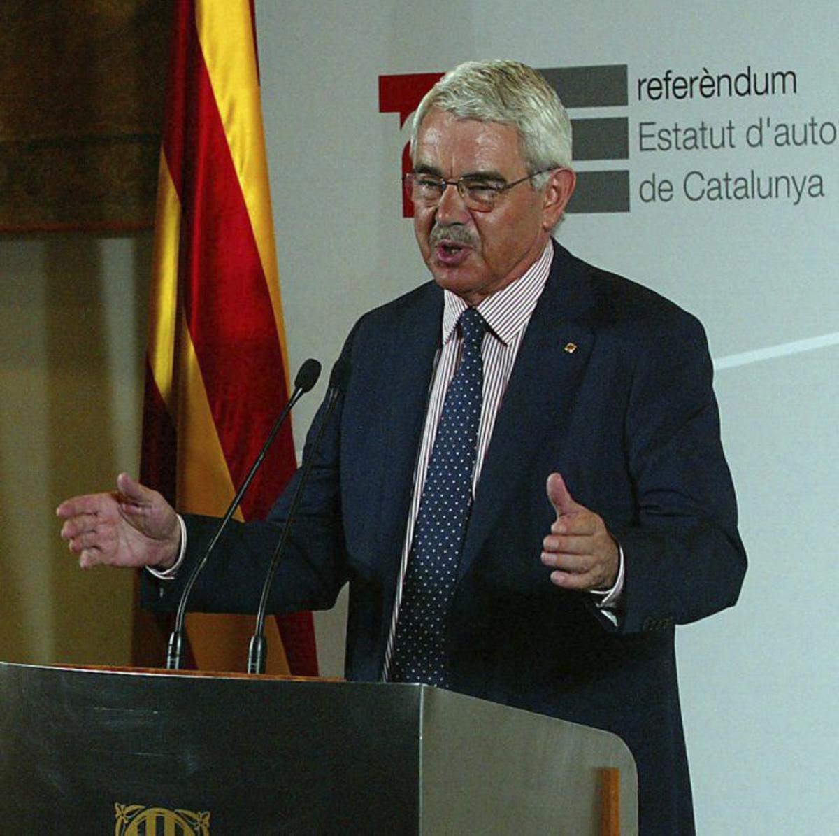 Maragall després de la victòria de l’Estatut.