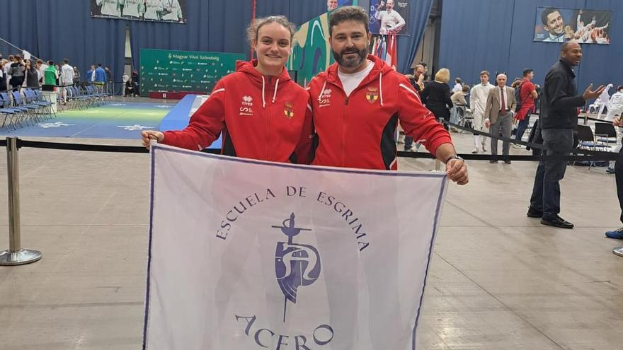 Buena actuación de  la cacereña Aurora Binder en el Circuito Europeo