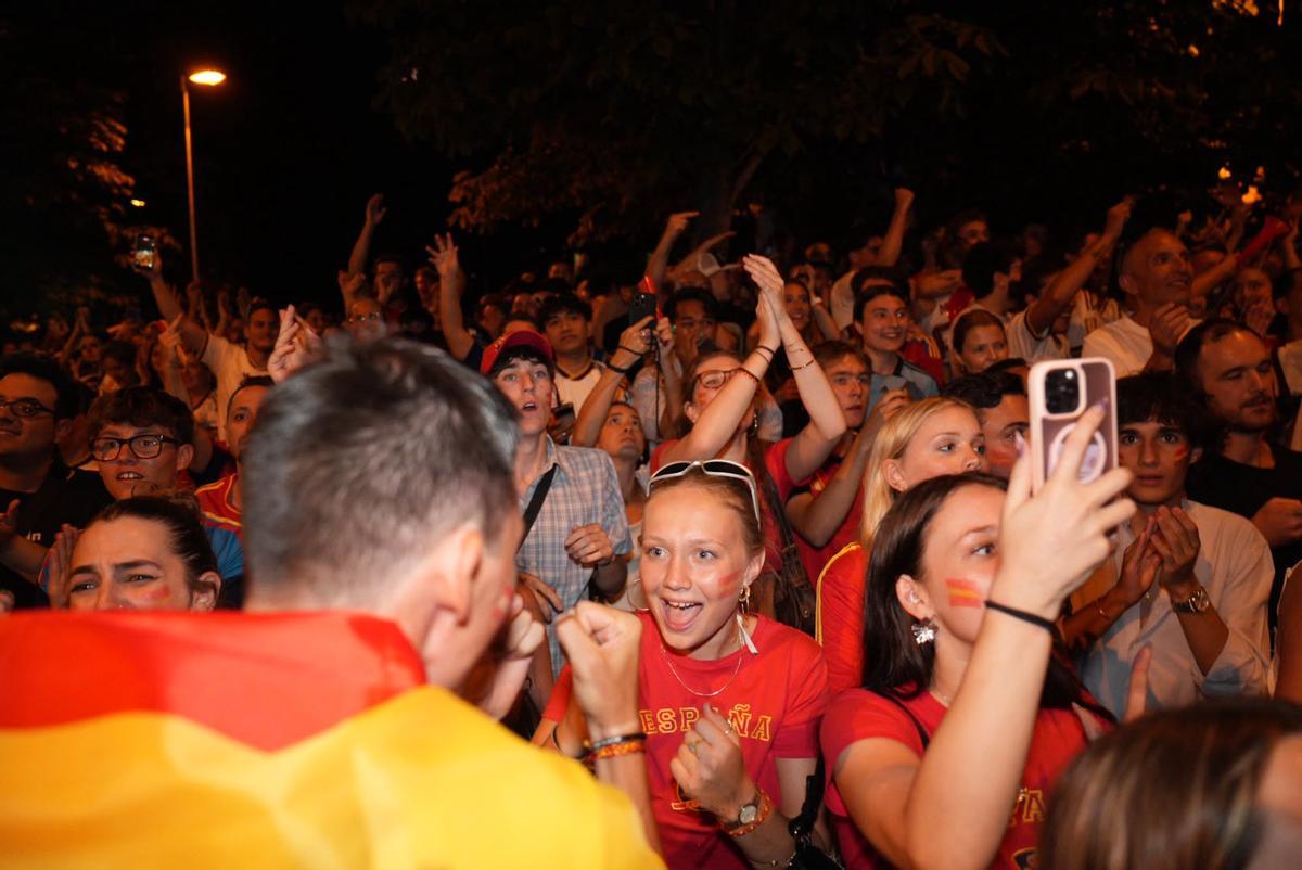 La celebración en Madrid del segundo Mundial ganado por España, en imágenes La celebración en Madrid del segundo Mundial ganado por España, en imágenes