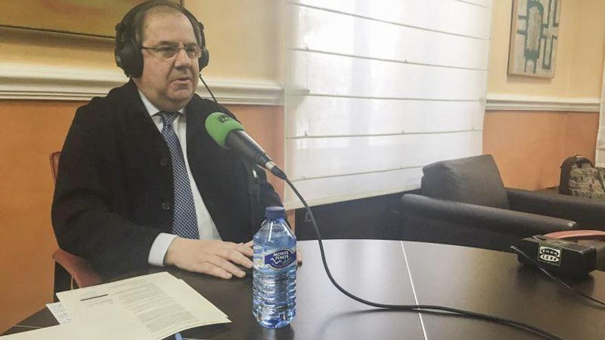 Juan Vicente Herrera, durante la entrevista radiofónica