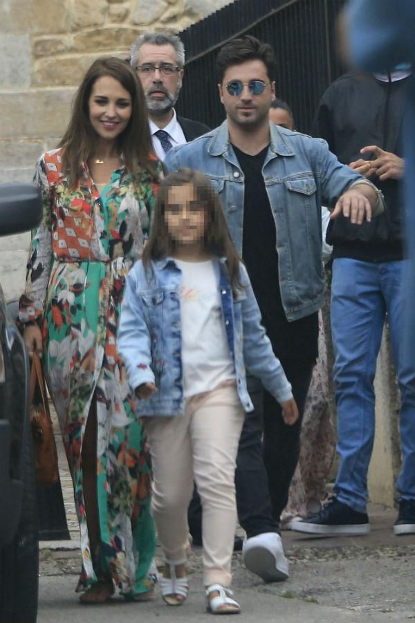 Paula Echevarría y David Bustamante con su hija Daniela