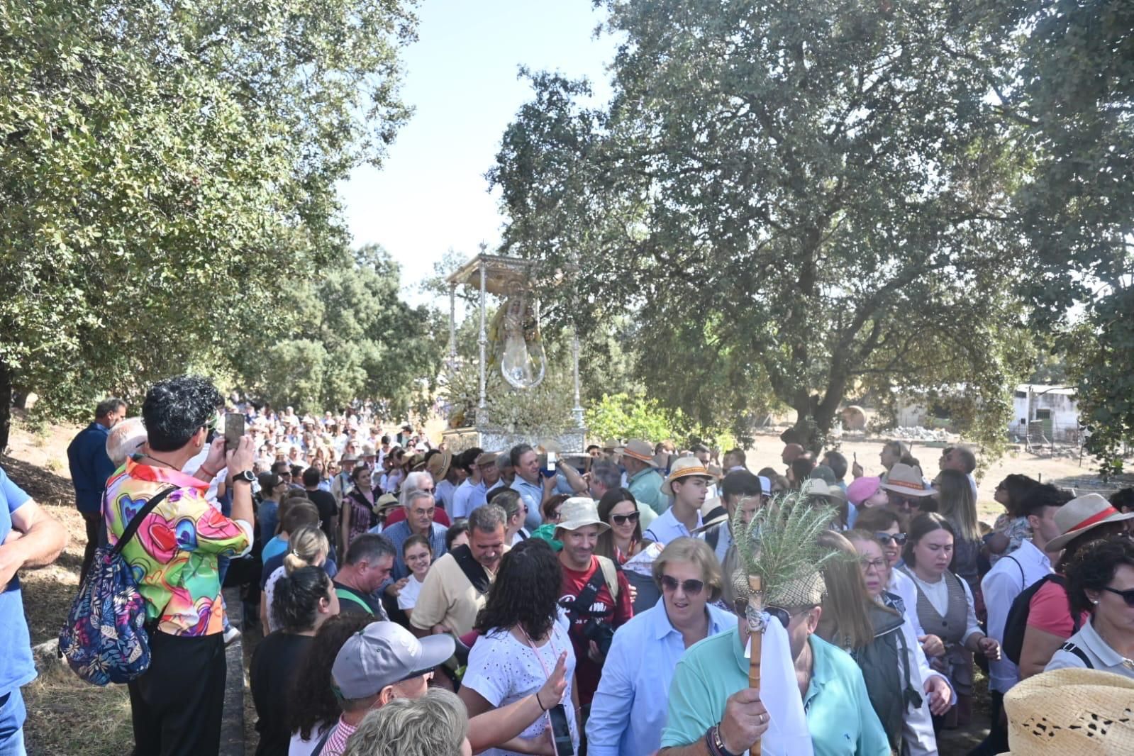 La Virgen de Luna regresa al Santuario de la Jara