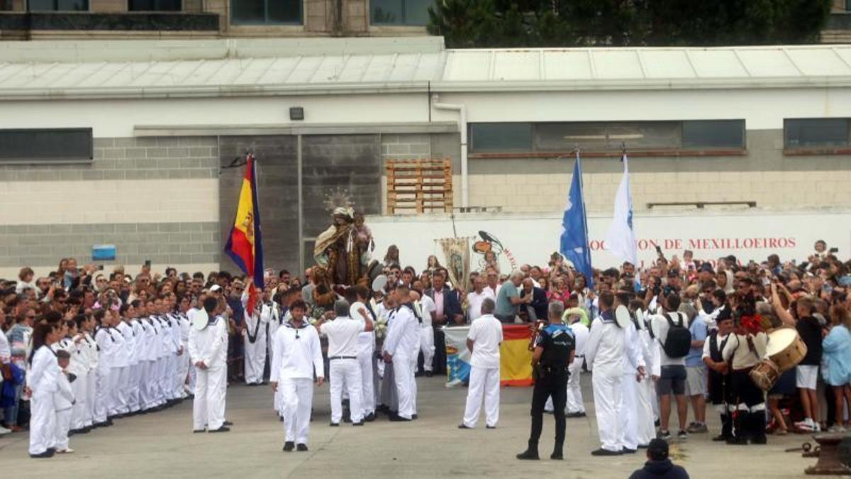 La procesión es el acto más importante de las Festas do Carme de A Illa.