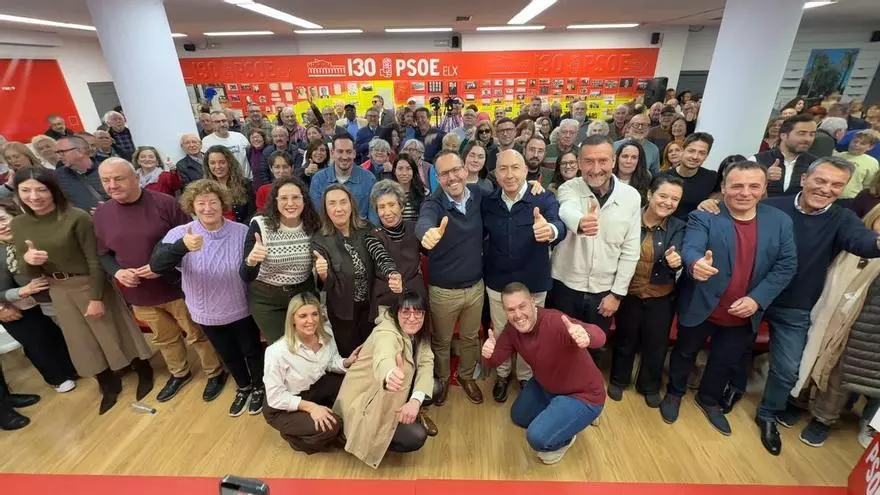 Presentacion de la candidatura de Héctor Diez a la Alcaldía por el PSOE de Elche