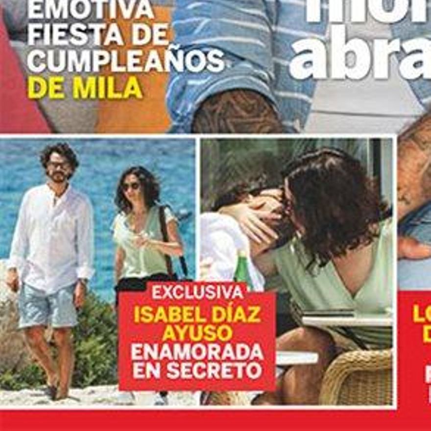 Díaz Ayuso, días de descanso en Ibiza, en la portada de Lecturas.