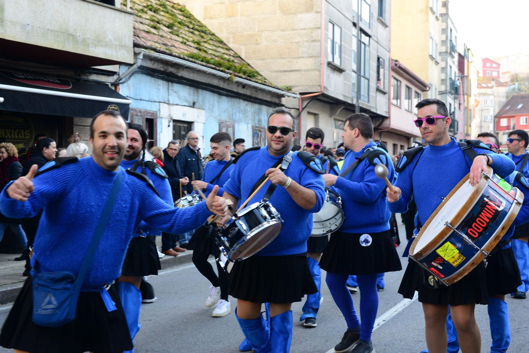 Moaña "llora" el fin del carnaval con el Enterro da Sardiña